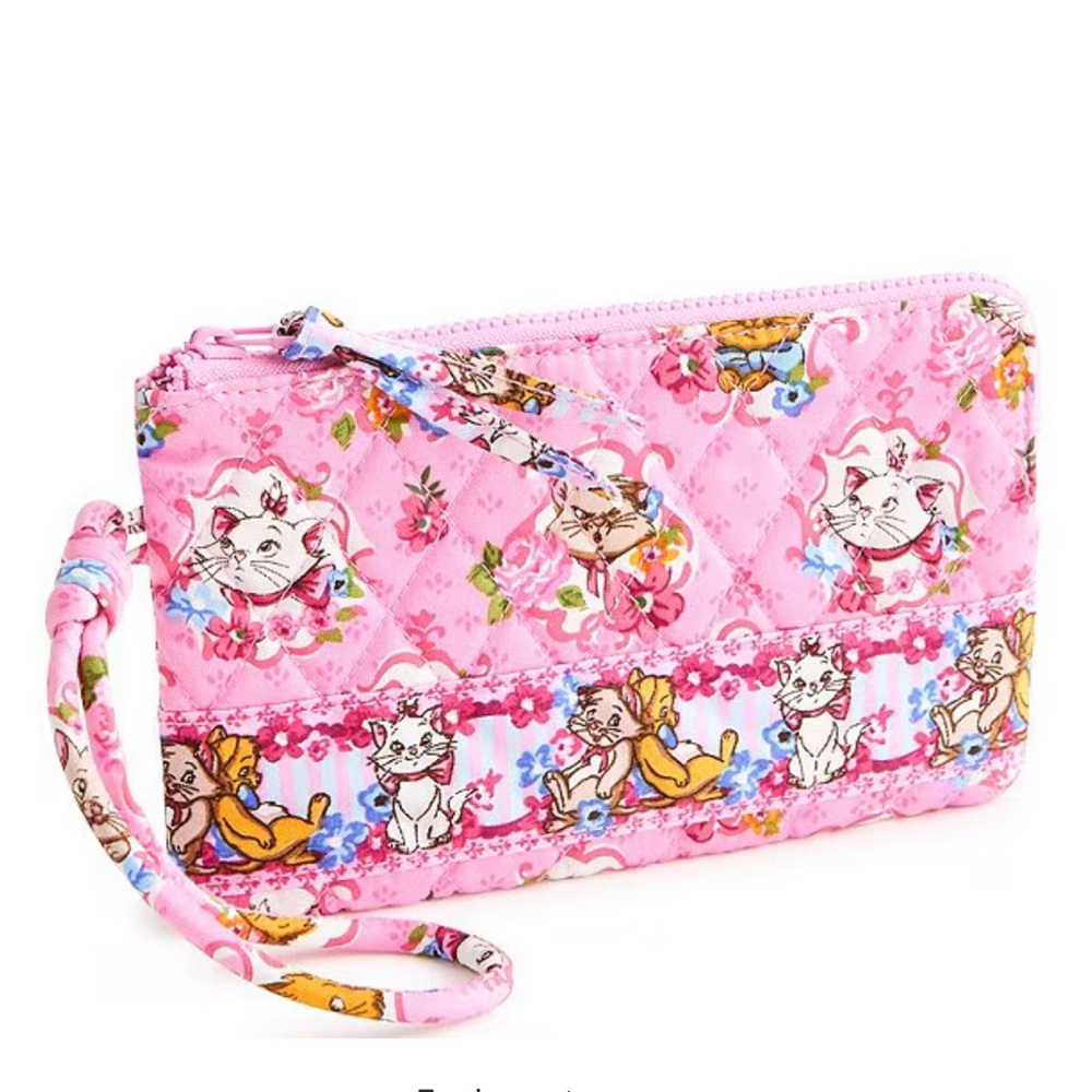 Vera Bradley Disney Aristocats Zip Wristlet EXACT PATTERN NWT